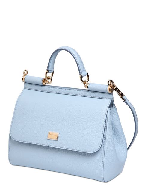 Medium Sicily handbag in Light Blue for Women 